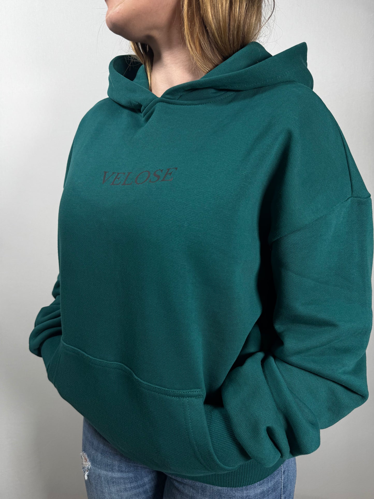 VELOSE HOODIE BASIC GREEN