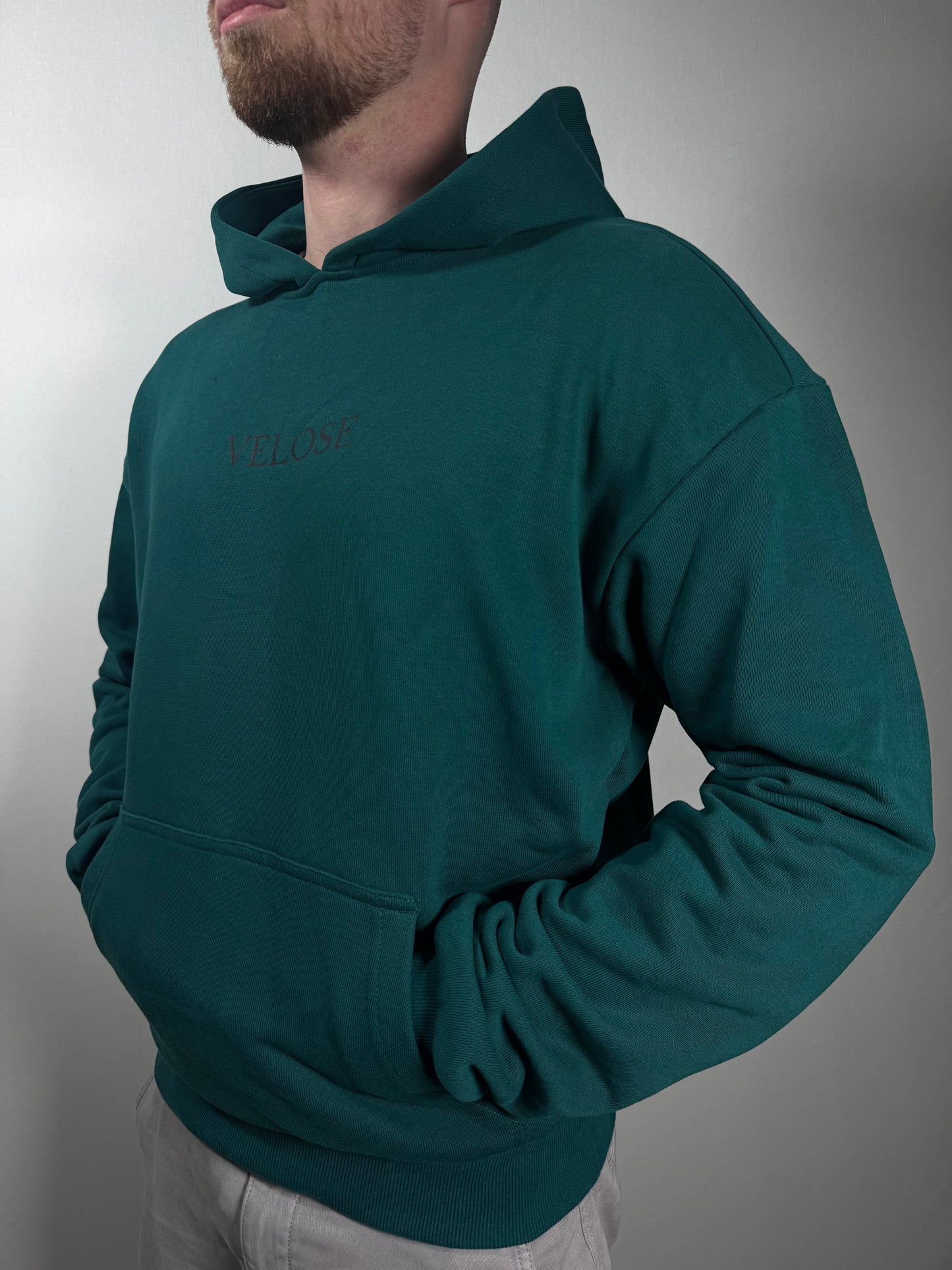 VELOSE HOODIE BASIC GREEN