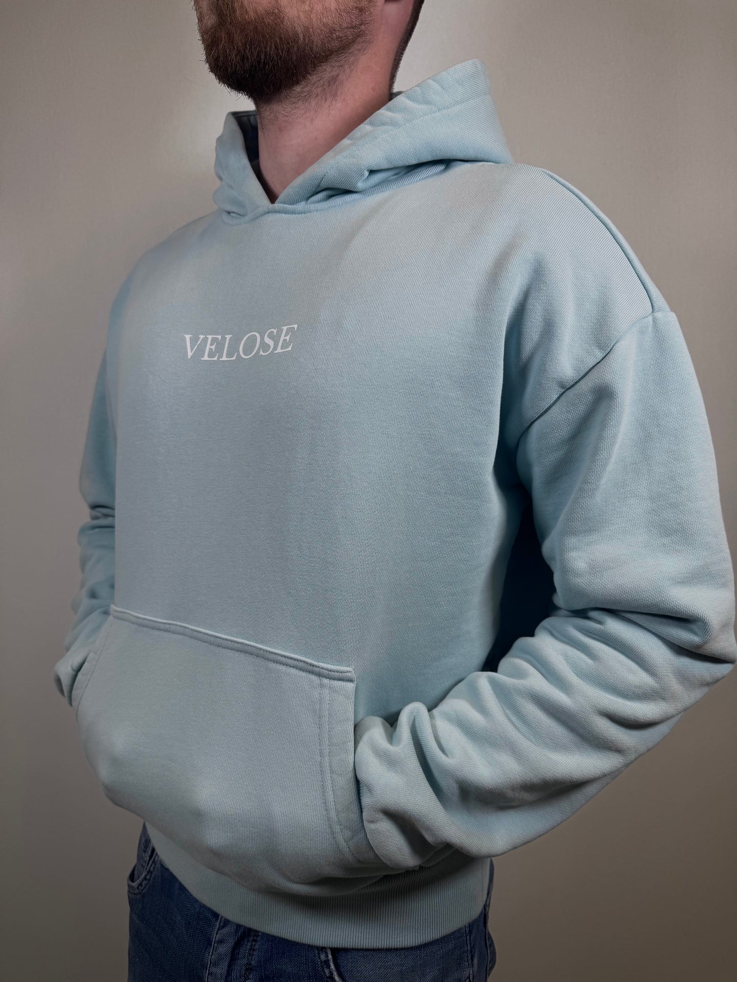 VELOSE HOODIE BASIC BLUE