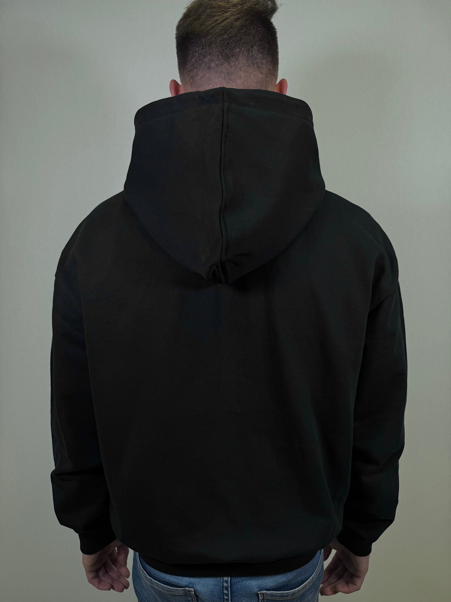 ZIP HOODIE BLACK VELOSE