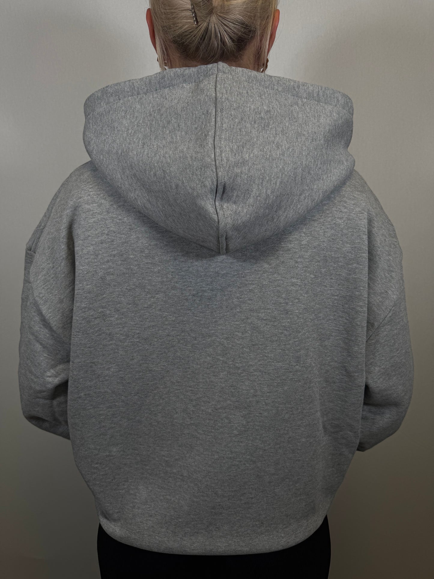 ZIP HOODIE GRAY VELOSE