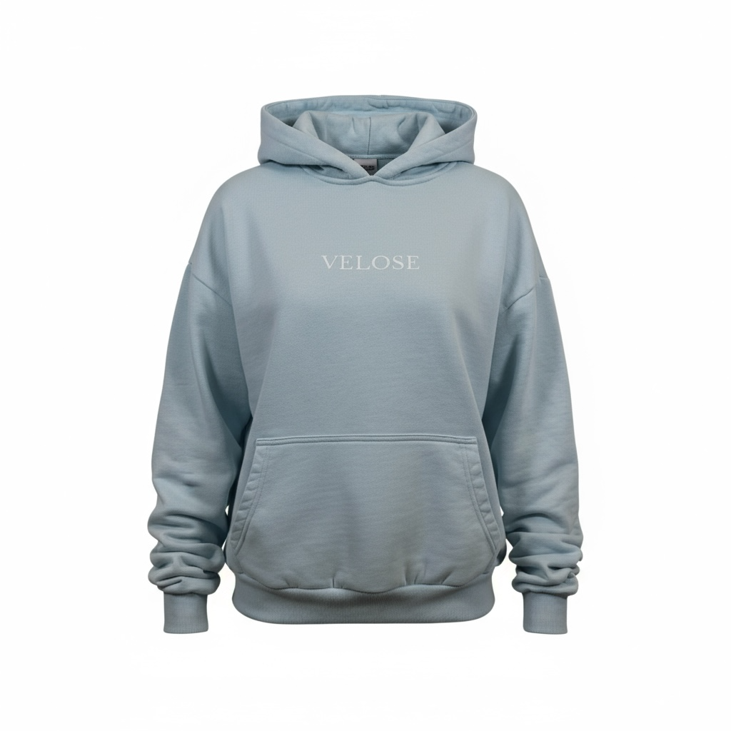 VELOSE HOODIE WOMAN BASIC BLUE