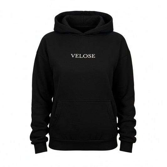 VELOSE HOODIE BASIC BLACK WOMAN