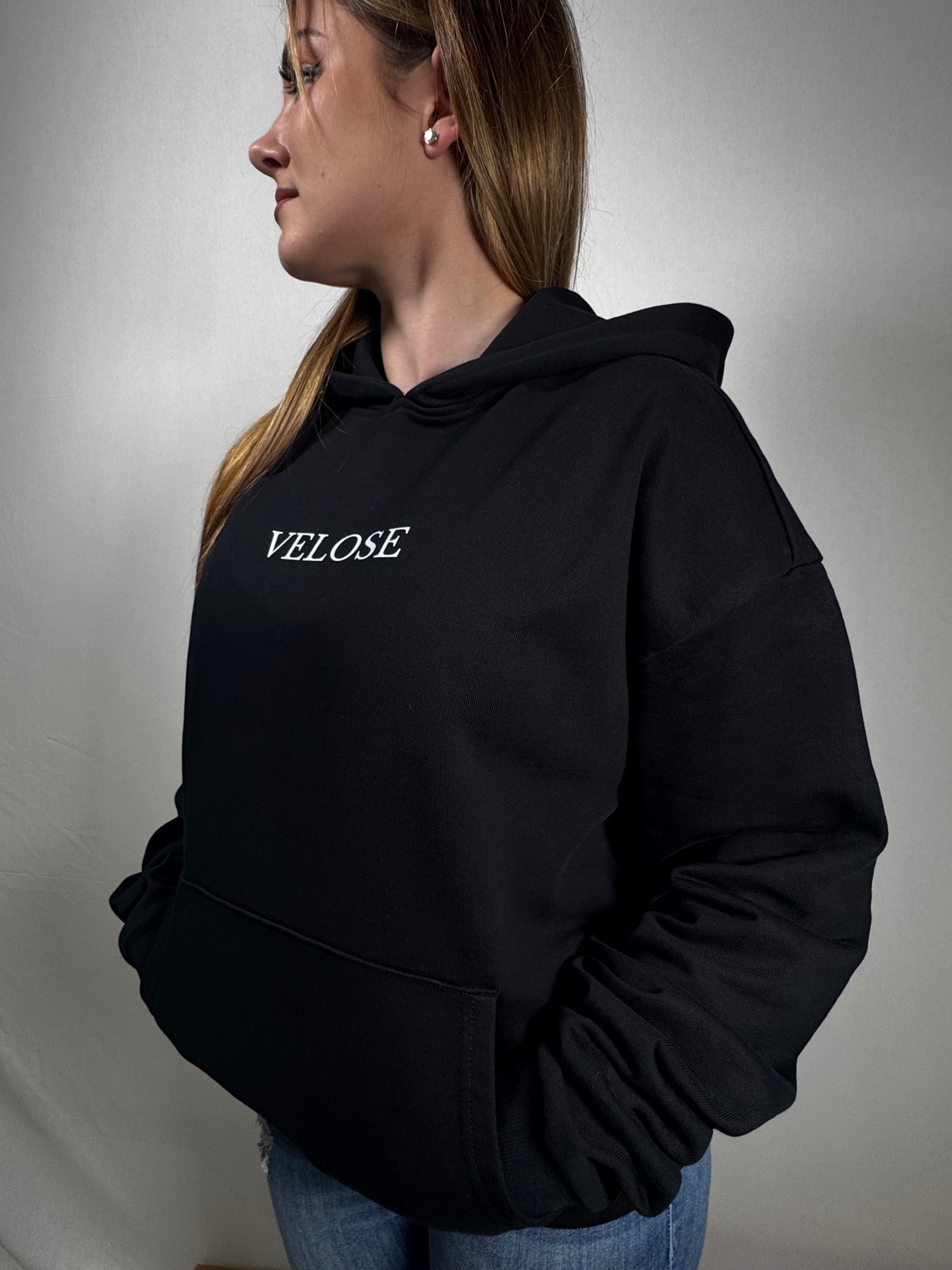 VELOSE HOODIE BASIC BLACK