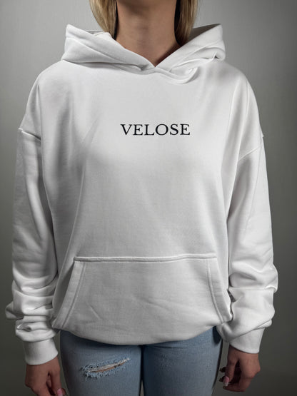 VELOSE HOODIE BASIC WHITE