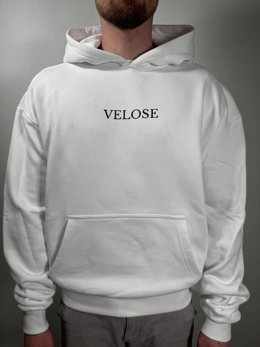 VELOSE HOODIE BASIC WHITE