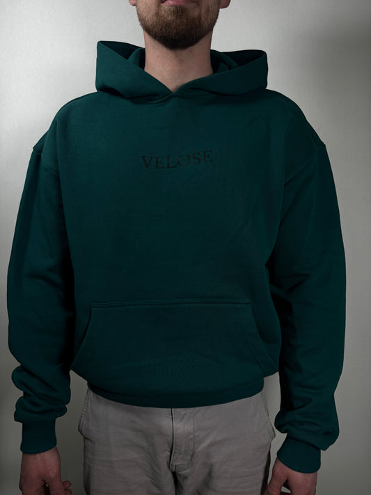 VELOSE HOODIE BASIC GREEN