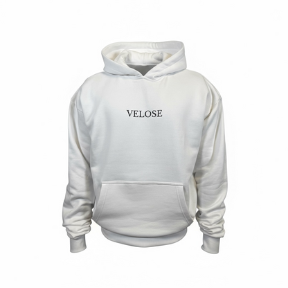 VELOSE HOODIE BASIC WHITE MEN