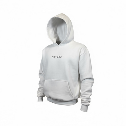 VELOSE HOODIE BASIC WHITE MEN