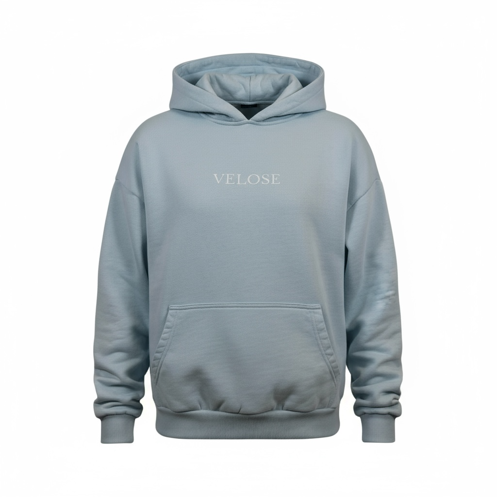 VELOSE HOODIE MEN BASIC BLUE