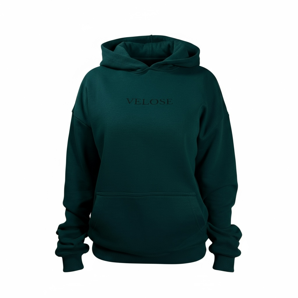 VELOSE HOODIE WOMAN BASIC GREEN